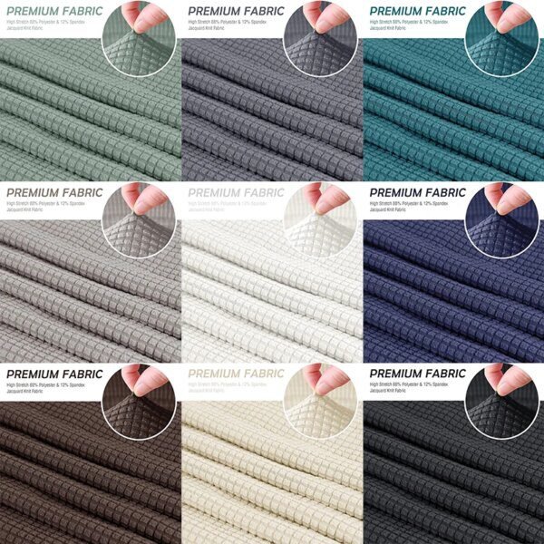 Housse de Tête de Lit Élastique Épaissie – Couleur Unie, Protection