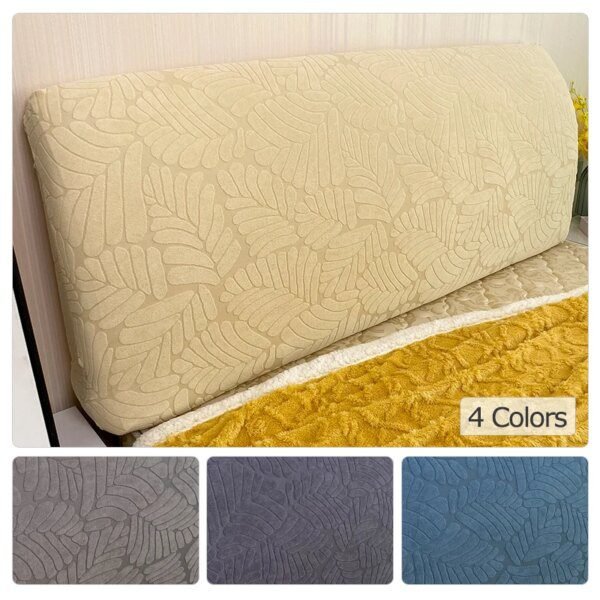 housse tete de lit élastique à fleurs solides