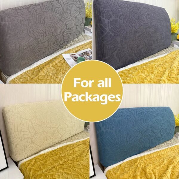 housse tete de lit élastique à fleurs solides