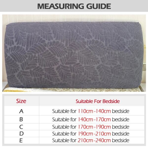 housse tete de lit élastique à fleurs solides