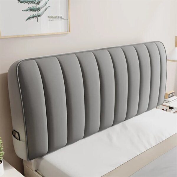 housse tete de lit en velours pelucheux