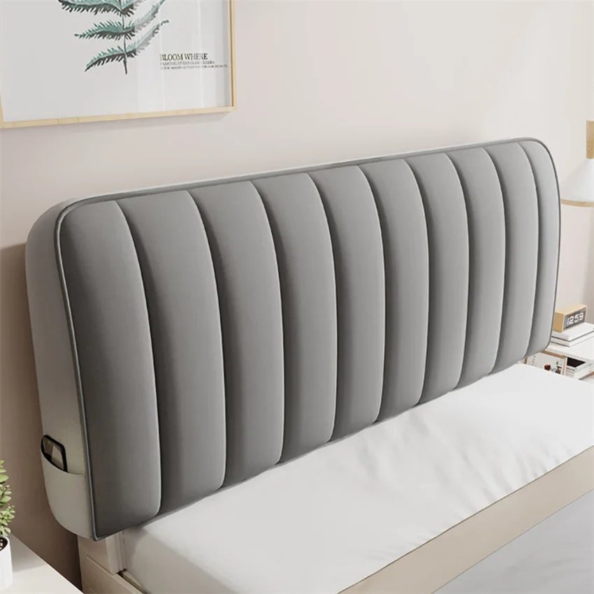 Pelucheux tête lit housse — Housse de Tête de Lit en Velours Pelucheux - Épaisse, Matelassée | home20.fr