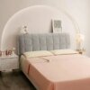 Housse de Tête de Lit Matelassée en Velours – Douceur, Épaisseur
