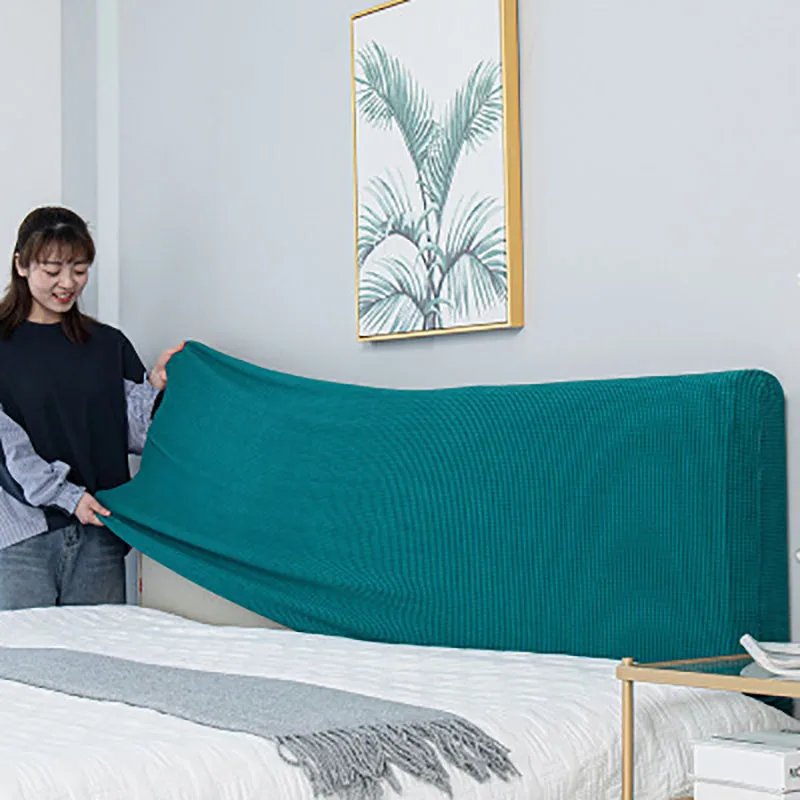 Douce tête lit housse — Housse de Tête de Lit en Peluche - Douce, Élastique | home20.fr