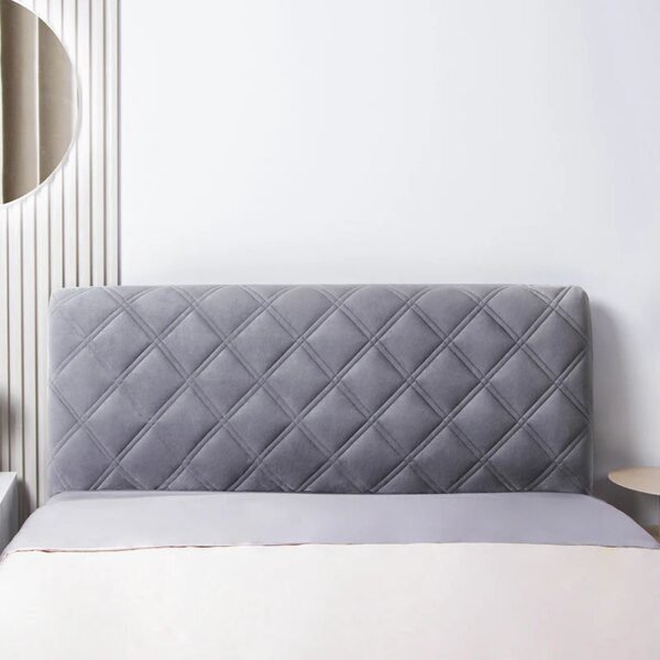 Housse de Tête de Lit Matelassée en Velours – Douceur