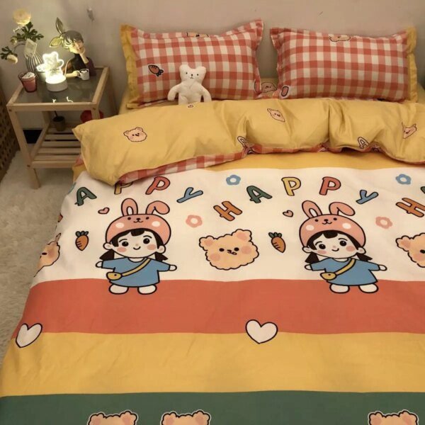 Parure de lit pour garçons et filles, ensemble de literie pour adultes et enfants