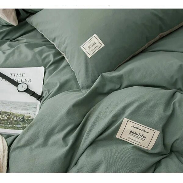 parure de lit Linge de maison couleur unie housse de couette