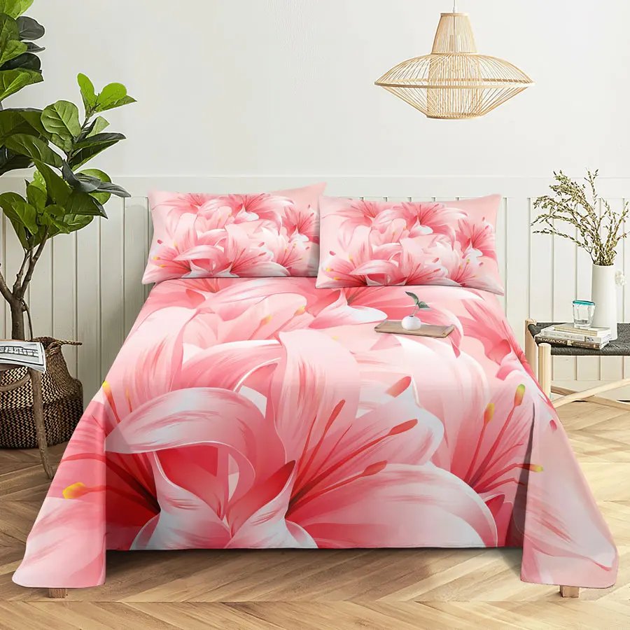 Pink bed sheet 9