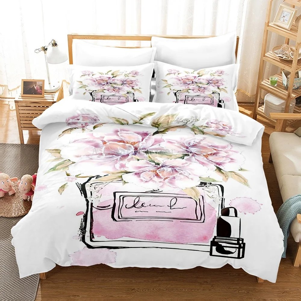 Parfum parure lit housse — Parure de lit avec parfum personnalisé, housse de couette | home20.fr