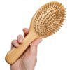 brosse à cheveux en bambou Professionnelle Sain