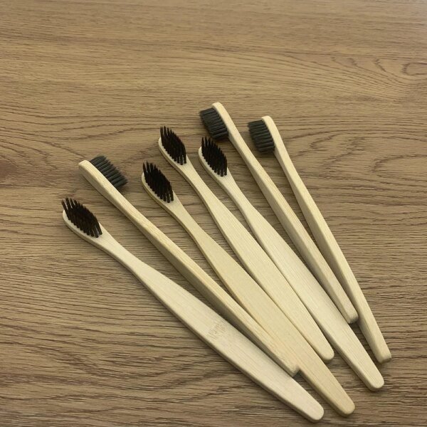 brosse à dent en bambou biodégradable brosse à dents à poils souples 10 pièce