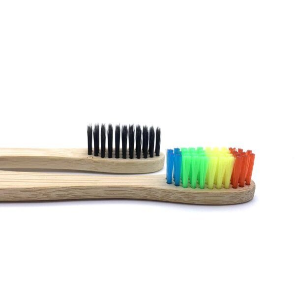 brosse à dent en bambou biodégradable brosse à dents à poils souples 10 pièce