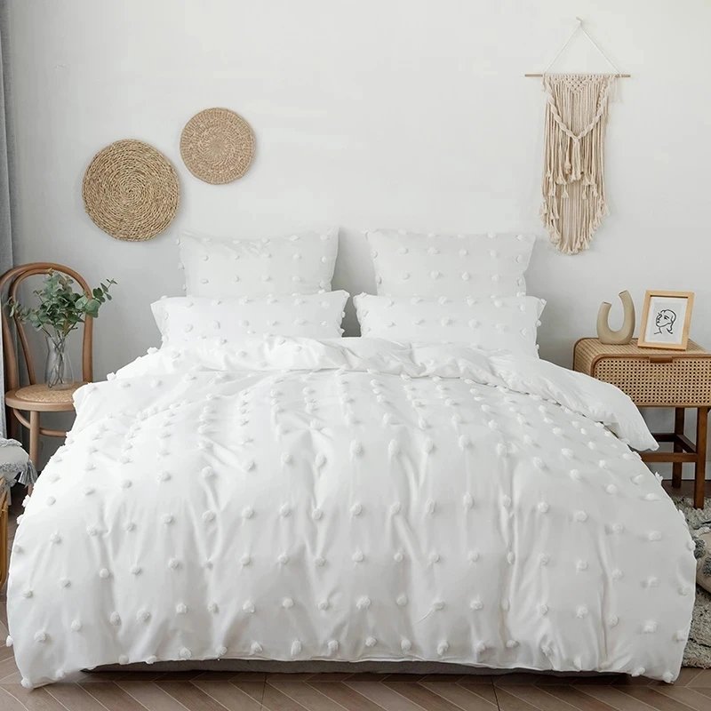 Housse de Couette Dentelle Style Nordique – Ensemb