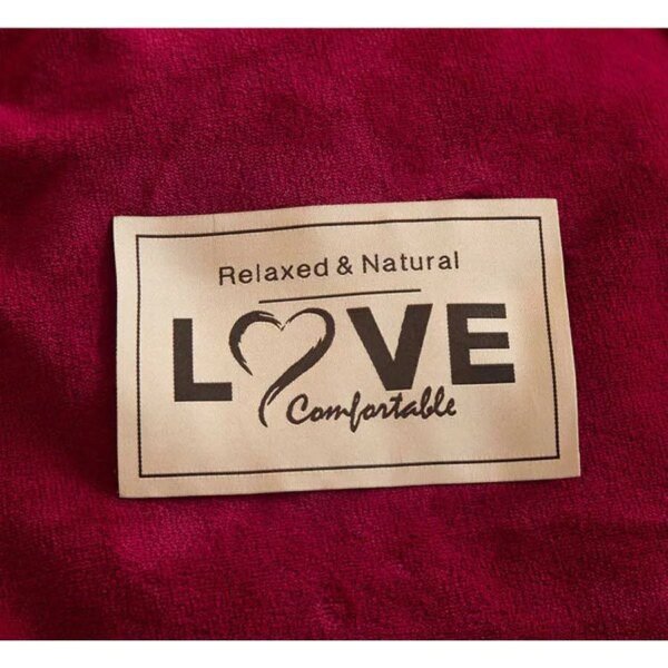 housse de couette en velours solide et chaud