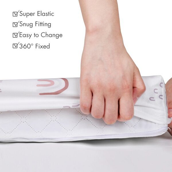 Lot de 2 Draps-Housses Bébé Extensibles – 82x41x8 cm – Ultra Doux