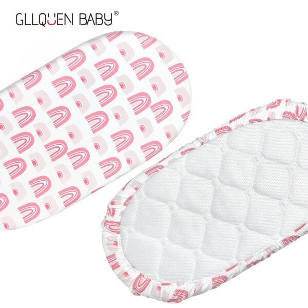 Lot de 4 Draps-Housses Bébé en Microtissu – Berceau & Matelas à Langer