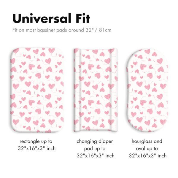 Lot de 4 Draps-Housses Bébé en Microtissu – Berceau & Matelas à Langer