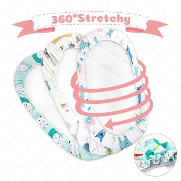 drap housse bebe élastiques Super doux pour bébé
