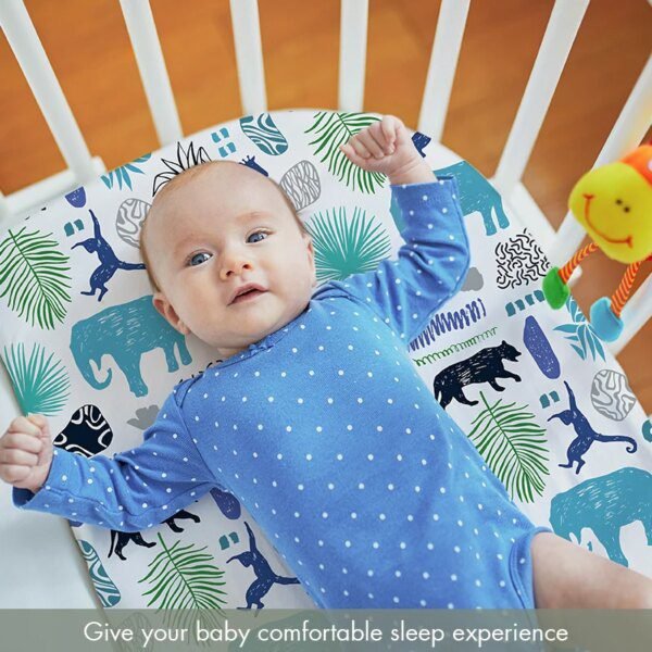 Ensemble Drap-Housse Bébé Universel en Microtissu – Berceau