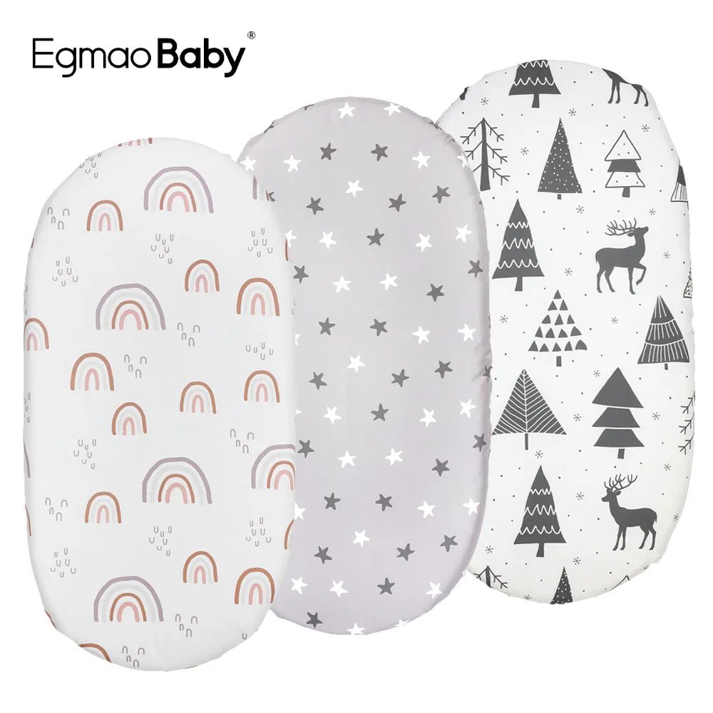 Drap-Housse Bébé Universel en Microtissu – Berceau & Matelas à Langer