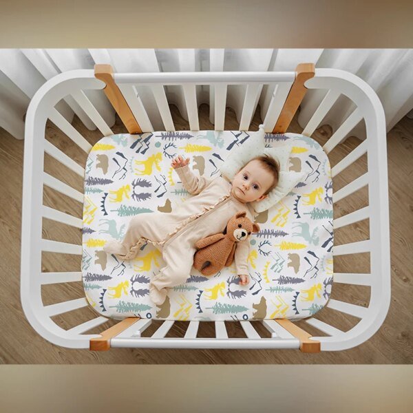 drap housse bebe de berceau universels pour garçons et filles