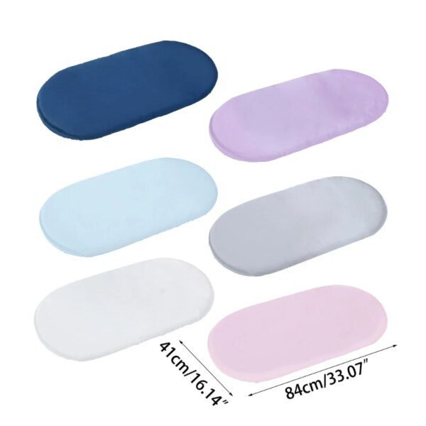 Drap-Housse Bébé en Satin – Housse de Berceau / Couffin – 82x41x8 cm