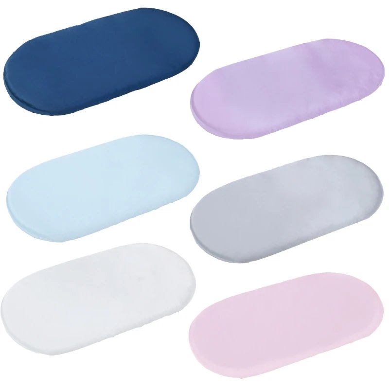 Drap-Housse Bébé en Satin – Couffin & Matelas à Langer – 82x41x8 cm