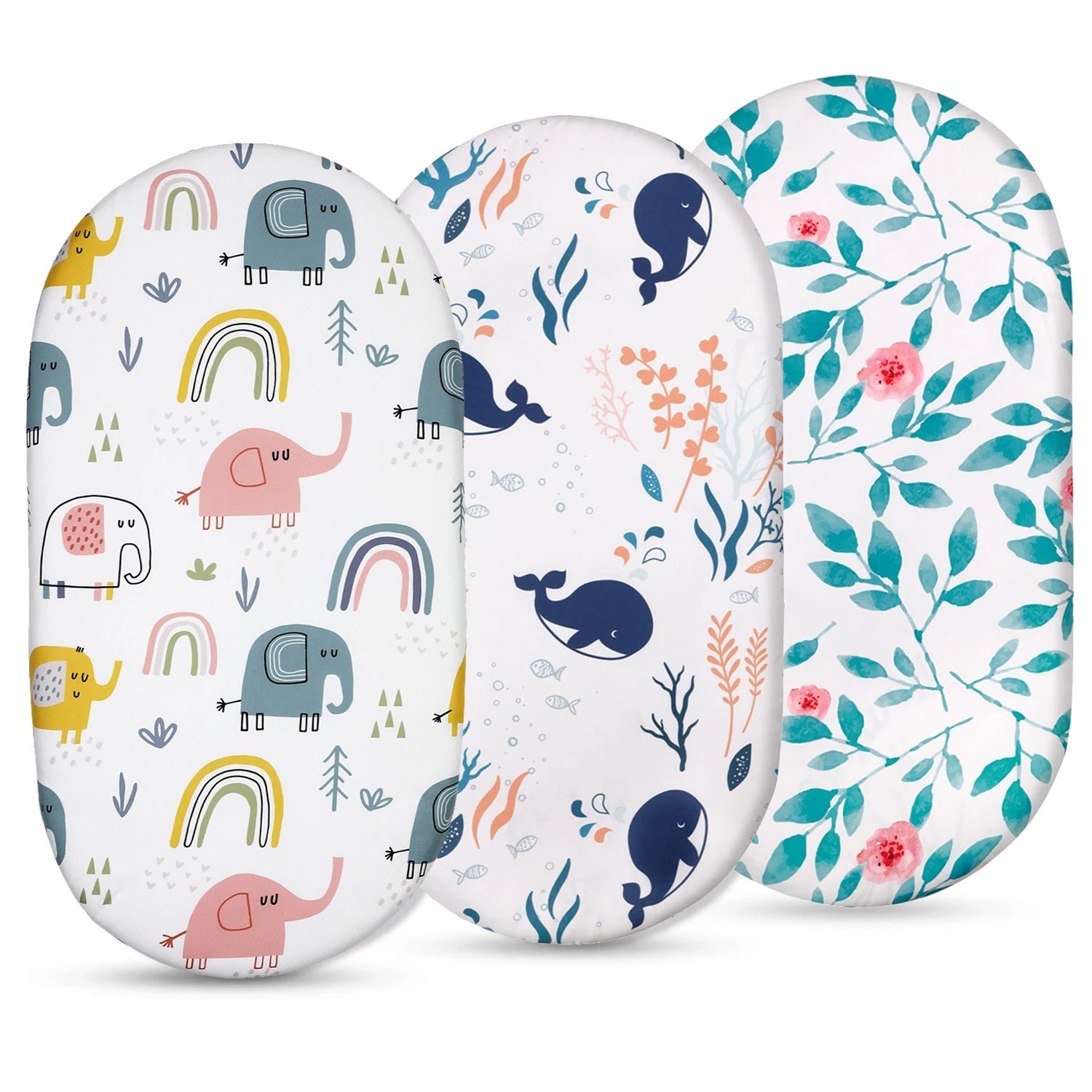 Drap-Housse Bébé 100% Respirant – 82x41 cm – Motif - Draps housse bebe chez home20.fr
