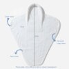 Nid d’Ange Bébé en Coton – Sac de Couchage Ultra-Doux