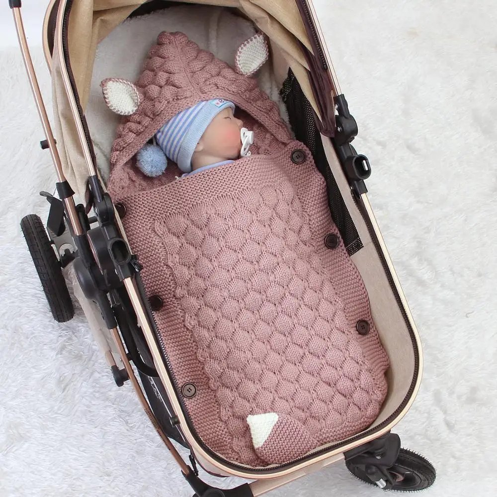 Nid d’Ange Bébé Renard – Sac de Couchage 0-6 Mois Doux