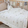 Couette Bébé Mousseline Épaisse – Broderie Ours