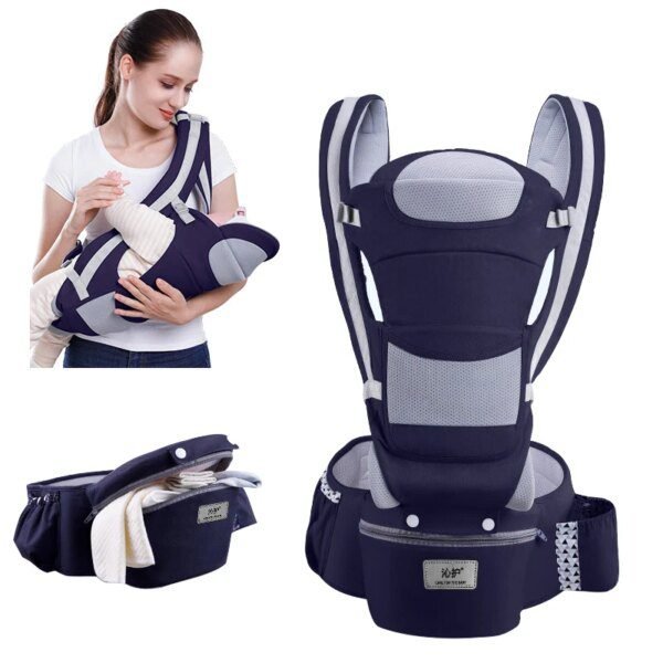 porte bébé Sac à dos ergonomique kangourou pour bébé