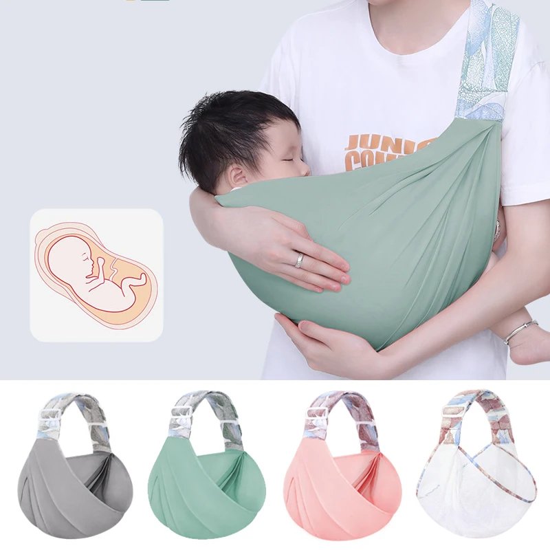porte bébé Écharpe ajustable pour bébé, porte-bébé souple pour nouveau-nés