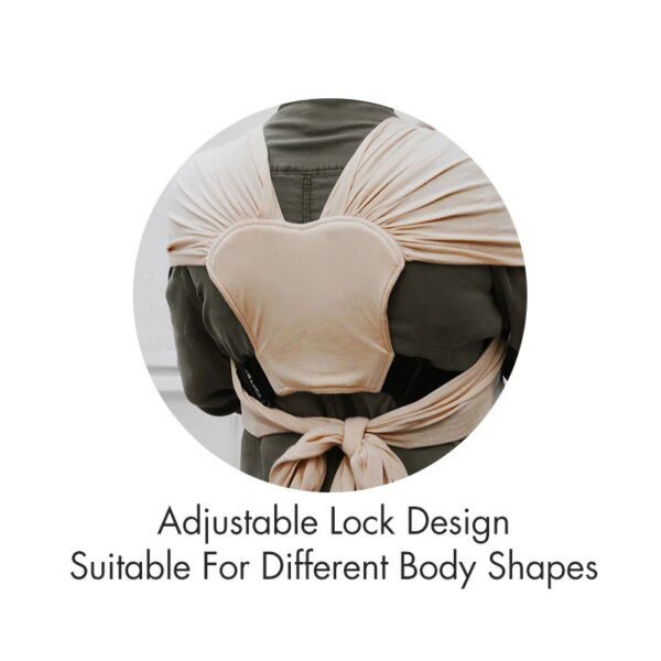 porte bébé verrouillage réglable, enveloppe pour bébé