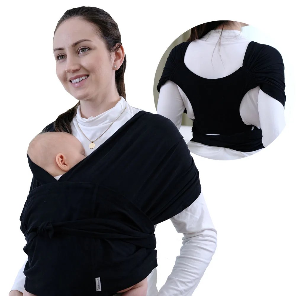 Nouveau porte écharpe accessoire bébé — porte bébé Écharpe pour bébé, porte-bébé pour nouveau-nés, mains libres | home20.fr