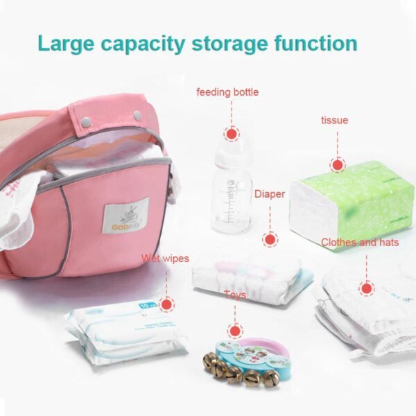 porte bébé Sac à dos de transport pour bébé, accessoires en coton, porte-couche