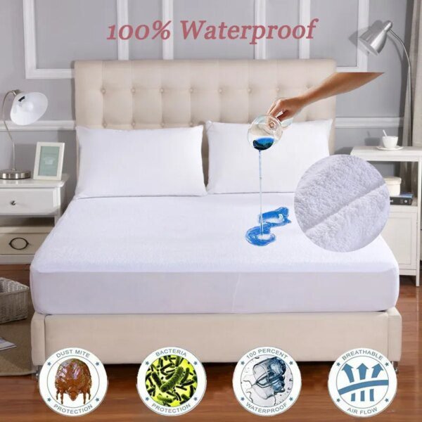 housse anti punaise de lit protection de matelas en éponge, imperméable