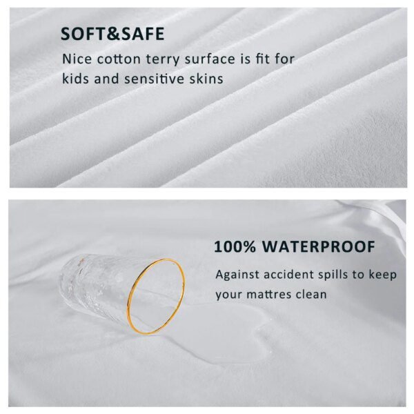 Housse Anti-Punaise de Lit Imperméable – Coton Éponge & Fixation Renforcée – Ultra Silencieuse