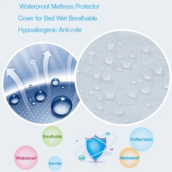 72019-b381bc.jpg ️ Housse Anti-Punaise de Lit – Matelas Coton Éponge 100 % Imperméable – 160x200 cm
