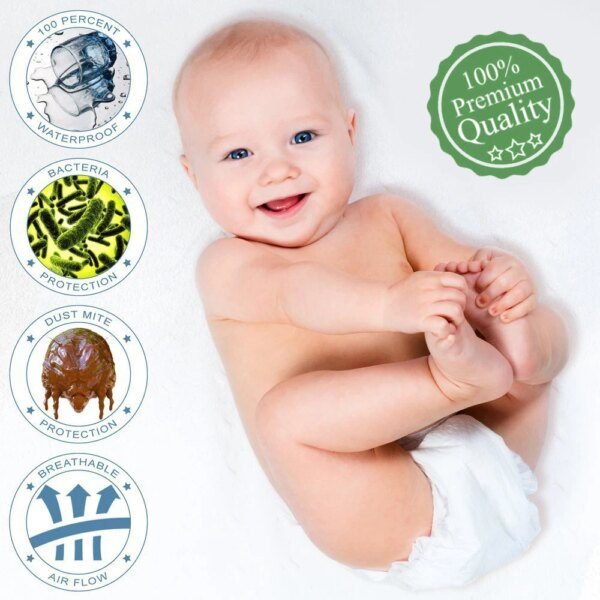 72019-d9c5b4.jpg ️ Housse Anti-Punaise de Lit – Matelas Coton Éponge 100 % Imperméable – 160x200 cm