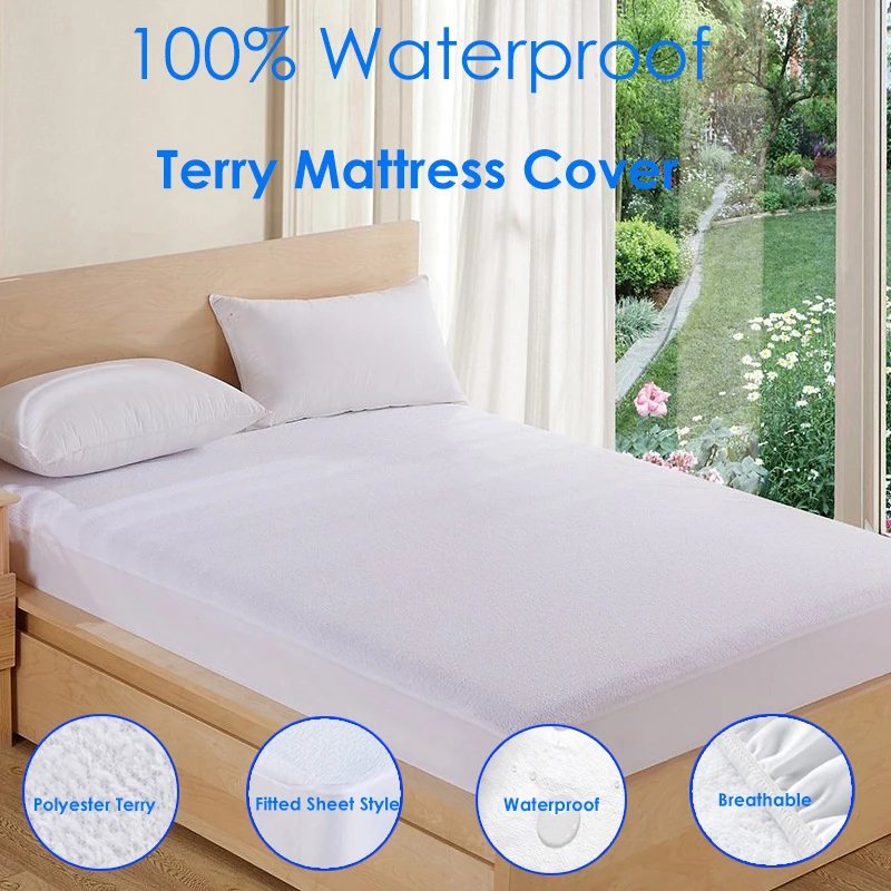 ️ Housse Anti-Punaise de Lit 90x190 cm – Élastique, Imperméable & Anti-Acariens – Polyester Résistant