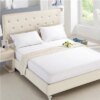housse anti punaise de lit matelas de couleur unie