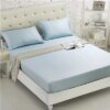 housse anti punaise de lit matelas de couleur unie