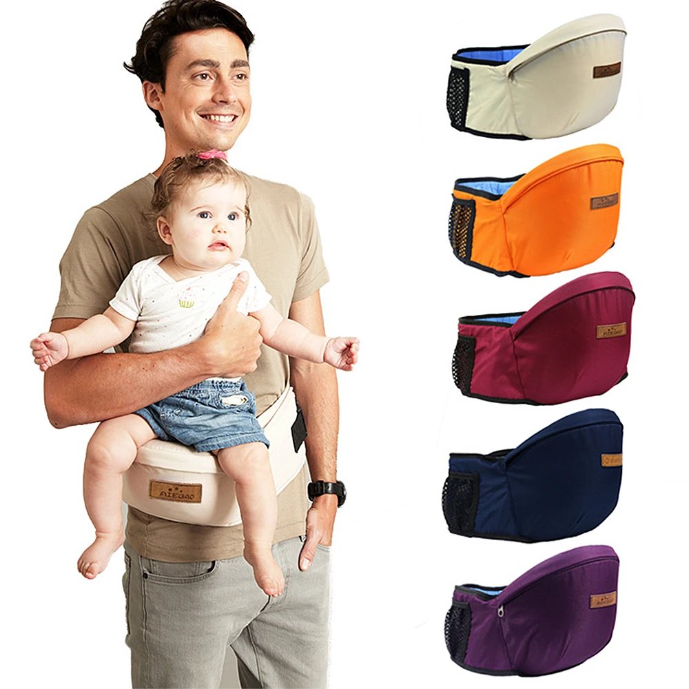 Porte qui accessoire bébé — Porte bébé à la taille qui s'attache comme une ceinture et est réglable | home20.fr