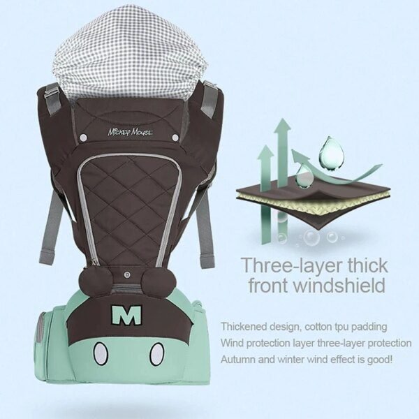 porte bébé Disney Ergonomique, Siège de Hanche pour Nouveau-nés