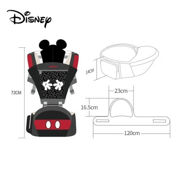 porte bébé Disney Ergonomique, Siège de Hanche pour Nouveau-nés