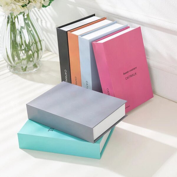 Faux livre deco nettoyage de luxe pour la décoration, boîte de rangement de livre de simulation