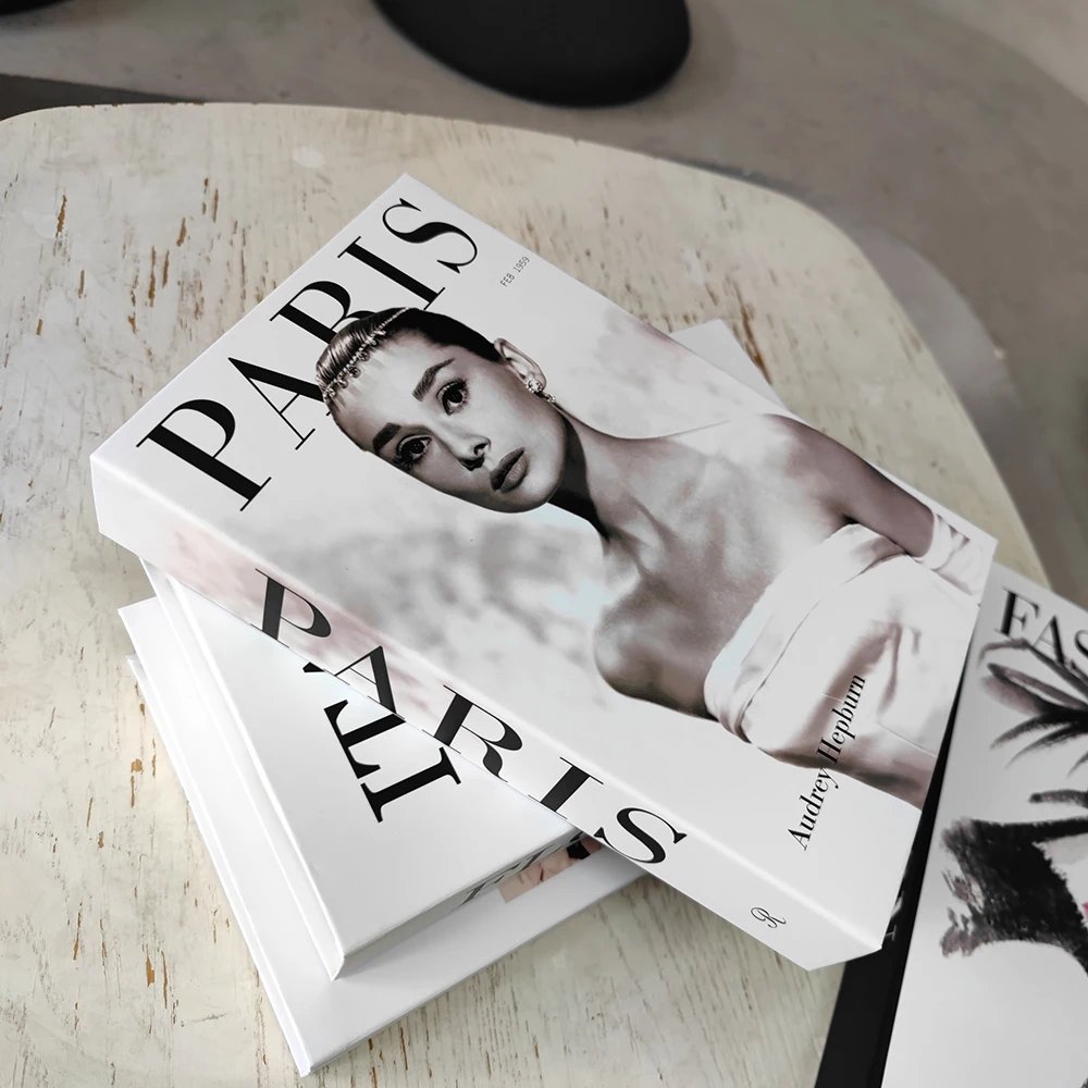 Moderne faux livre décoration salon — faux livre, Boîte de rangement de luxe pour décoration de maison moderne | home20.fr
