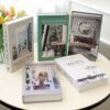 Faux livre deco Ensemble de faux nettoyage pour la décoration de la maison, ornements de table basse
