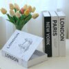 livre deco Faux nettoyage de luxe pour la décoration, boîte de rangement de livre de simulation ouvrable
